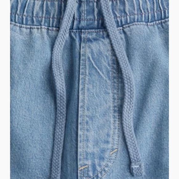 H&M Men’s Loose Pull-On Jeans, Light Denim Blue, L - Picture 2 of 3